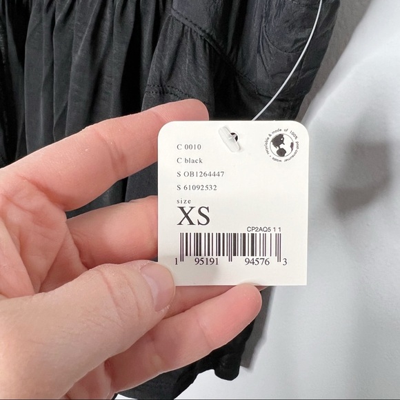 NWT Free People Movement Black Catch Me Drift Flowy Tank Top - Picture 12 of 12